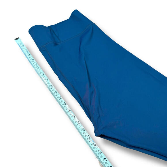 Madewell MWL Women 3X Plus Form Active Leggings Hematite Blue High Rise Cropped - Picture 8 of 9